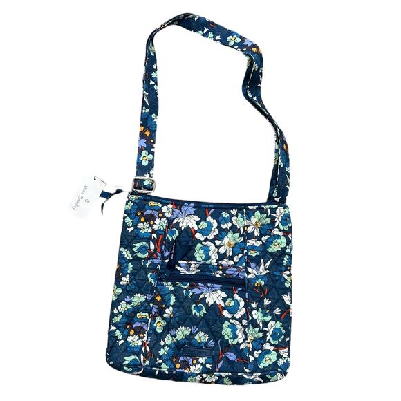 Vera Bradley Original Hipster Crossbody Bag NWT Floral Bursts Retired Quilted - Picture 2 of 8